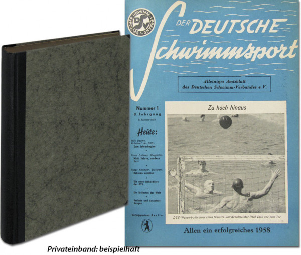 Schwimmen - 1958 8.Jg.: Nr.1-52: Der Deutsche Schwimmsport '58