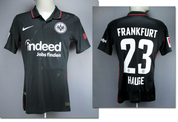 Jens Hauge am 30.10.2021 gegen RB Leipzig, Frankfurt, Eintracht - Trikot 2021/22