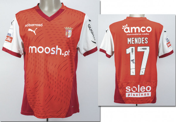 Joe Mendes am 11.08.2024 gegen Estrela, Braga, Sporting - Trikot 2024/2025