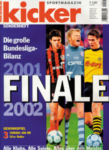 Sondernummer Finale 2001 : Kicker Sonderheft 01/02 BL Fin