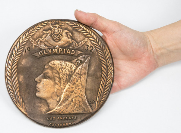 Erinnerungsplakette "X Olympiad 1932 Los Angeles C, Plakette OS1932
