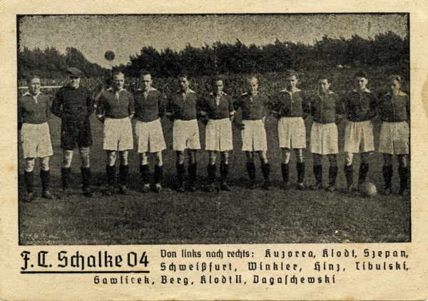 Mannschaft 1942/43 Postkarte, Schalke 04 - Postkarte 43