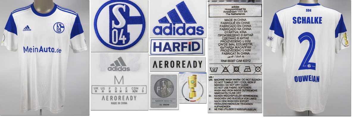 match worn football shirt FC Schalke 04 2022 | AGON