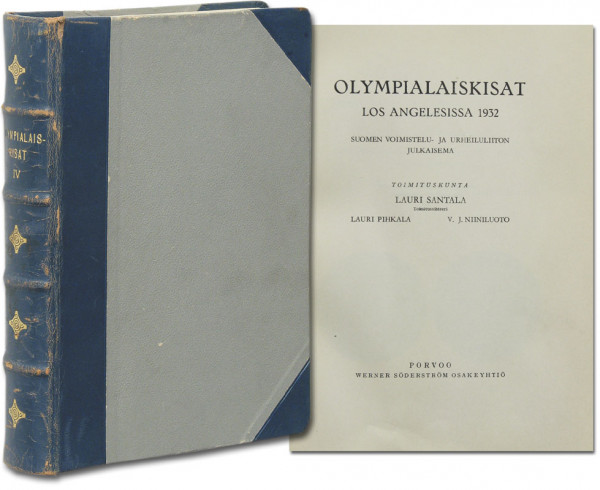 Olympc Games 1932. Official Finnish Report Vol. 4