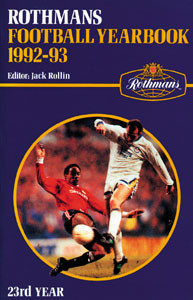 Rothmans Football Yearbook 1992-93