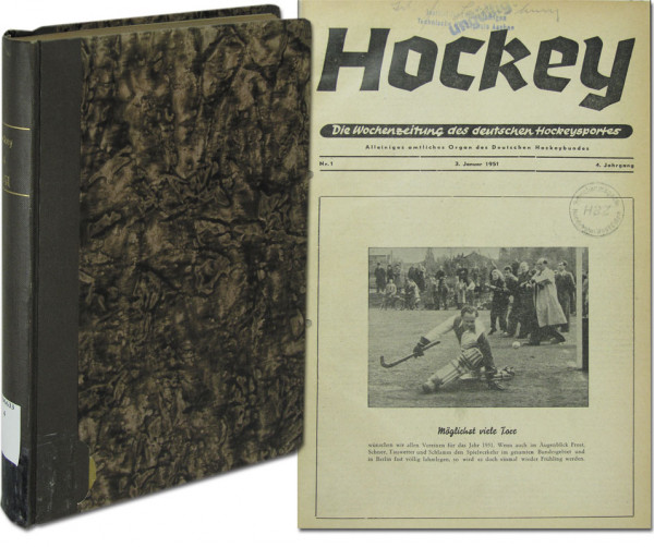 Hockey '51 : Jg. 1-51/52 unkomplett