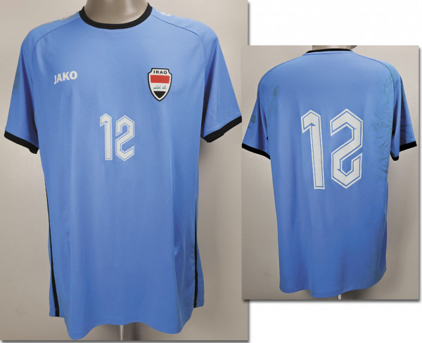 match worn football shirt Iraq 2023
