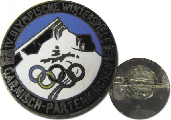 Olympic Games 1936. Garmisch Participation badge
