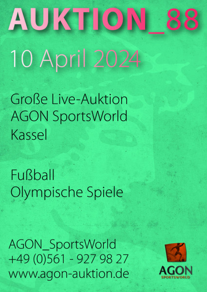 88. AGON Auktion: Auktions-Katalog: 88th AGON Live Auction Catalogue