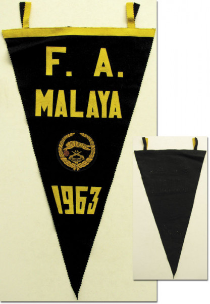 Offizieller Spielwimpel von Malaysia 1963, Malaysia - Spielwimpel 1963
