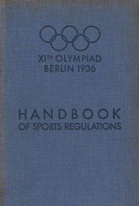 Olympic Games 1936. General rules and programme B