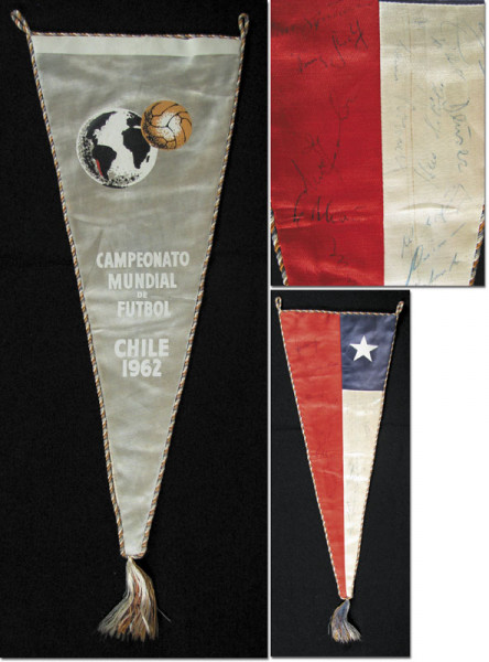 World Cup 1962. Official Pennant signed Germany