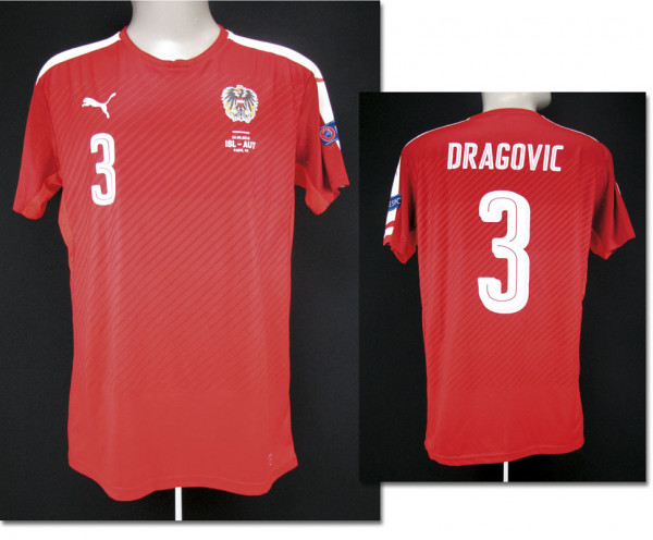 Aleksandr Dragovic, 22.06.2016 gegen Island, Österreich - Trikot 2016 EM