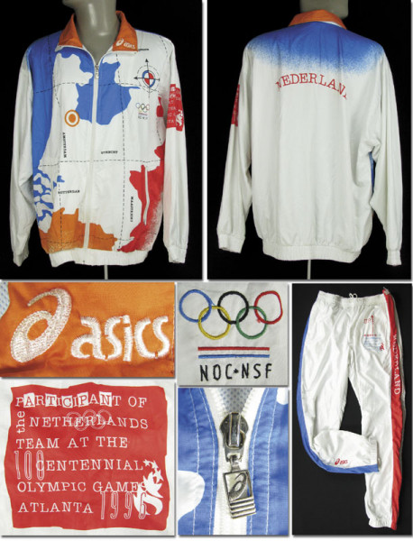 Olympics 1996 match worn track suit Netherlands