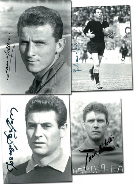 Italien - 1960er Jahre: Autograph Football Italia Nationalteam 1960s