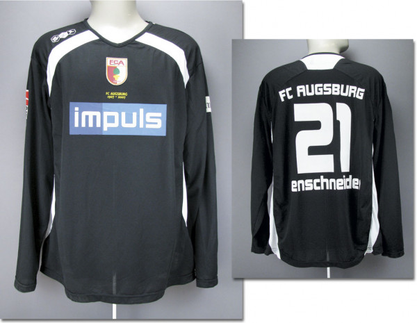 match worn football shirt FC Augsburg 2007/08