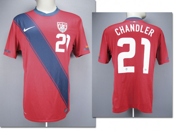 match worn football shirt USA 2011