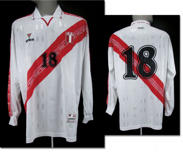 match worn football shirt Peru 2000/2001