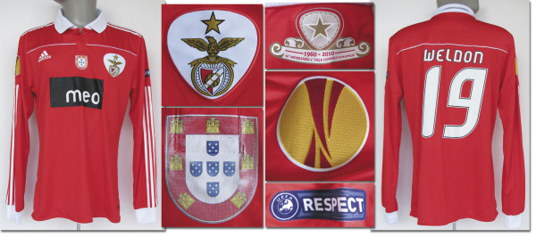 Weldon, Europa League 2011, Lissabon, Benfica - Trikot 2010