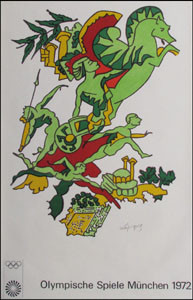 Kunstplakat "Springreiten", Plakat OSS1972