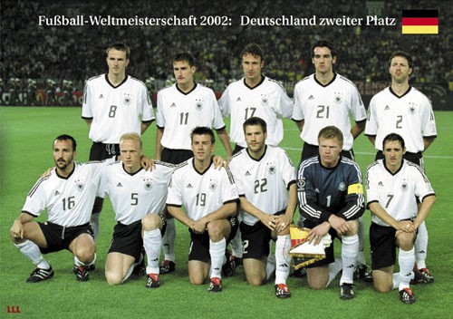 Deutschland 2. Platz WM 2002