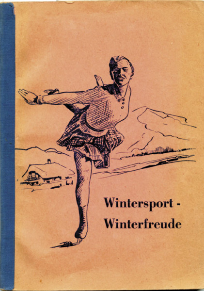 Rare German Sticker Album Wintersports 1951