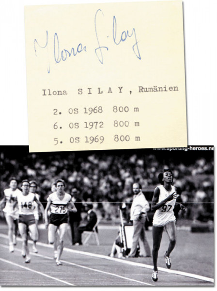 Silai, Ileana (Ilona): Olympic Games 1968 Autograph Athletics Romania