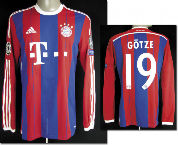 match worn football shirt Bayern Munich 2014/15