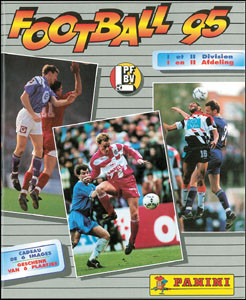 Football 95. I. et II.Division. Panini '95 Belgium. Sammelalbum.