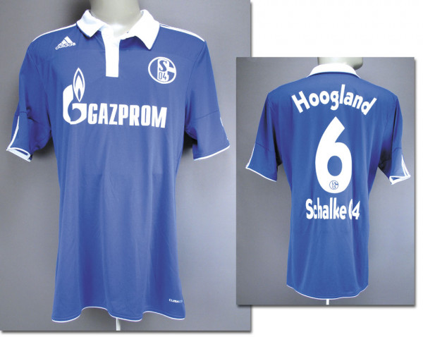 match worn football shirt Schalke 04 2010/11