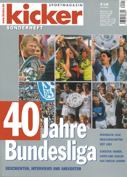 Kicker Spezial 2003 : 40 Jahre Bundesliga 1963-2003