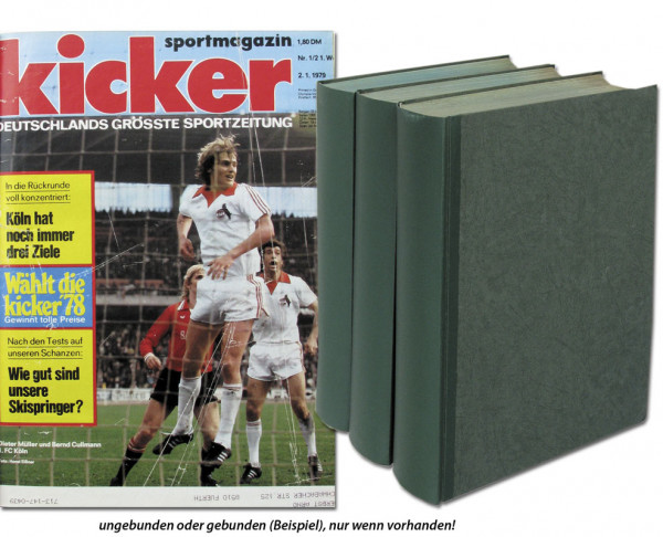 Kicker 1979 Mon. : Jg.: Nr.1/2-106 komplett