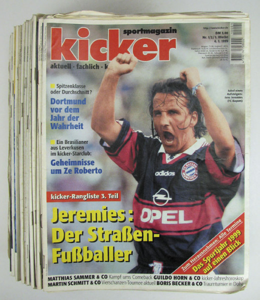 Kicker 1999 Mon. : Jg.: Nr.1/2-104 komplett