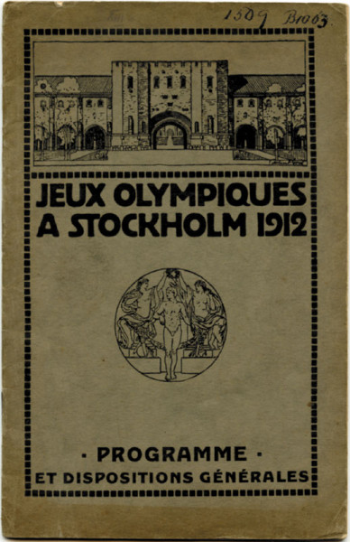 Jeux Olympiques a Stockholm 1912. Programme et Dispositions Générales.