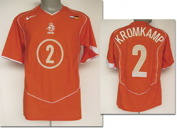 match worn football shirt Netherlands 2005