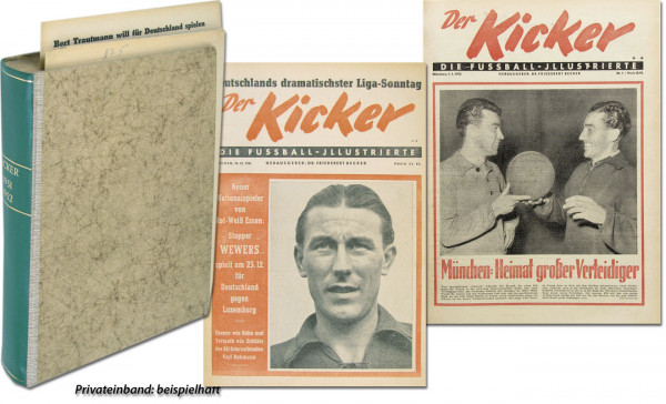 Kicker 1951/52 : Jg.: Nr.1-4 + 1-52 komplett