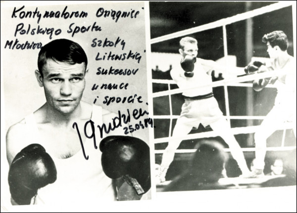 Grudzien, Józef: Olympic Games 1964 Boxing Autograph Poland