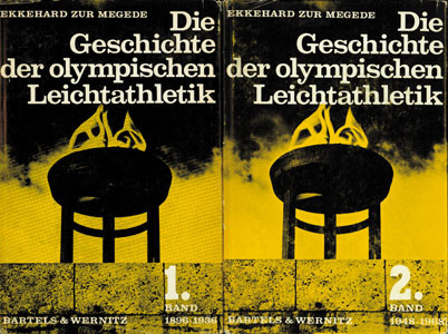 Die Geschichte der olympische Leichtathletik. 2 Bände. 1896-1968.