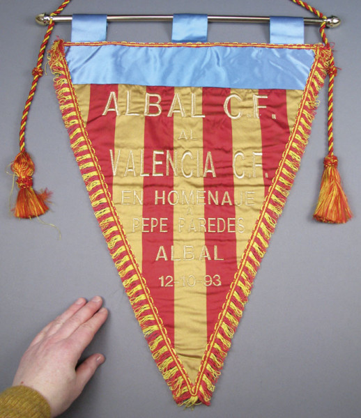 Football Match Pennant 1993 Valencia CF