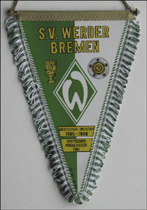 Wimpel Werder Bremen, Bremen,Werder - Wimpel