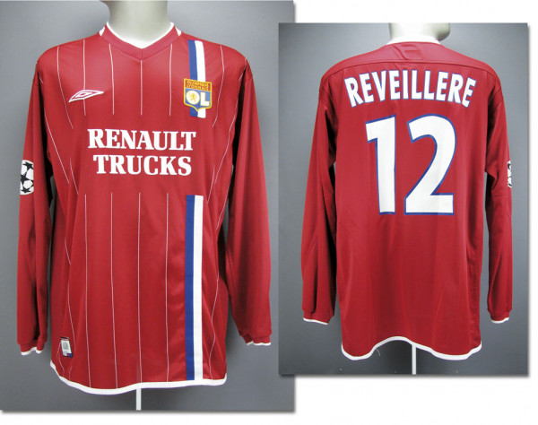 Anthony Reveille am 21.10.2003 gegen Bayern, Lyon, Olympique - Trikot2003/04