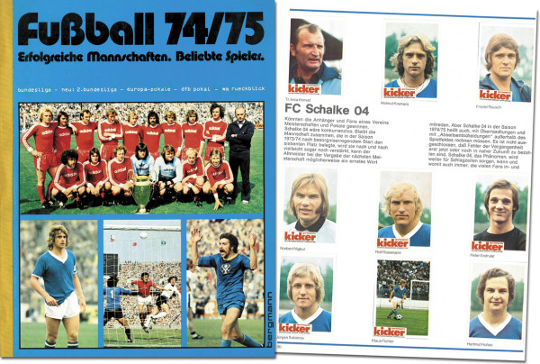 Fußball 74/75.