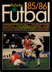 Futbal 85/86. Tschechoslowakisches Fußballjahrbuch 1985/86.