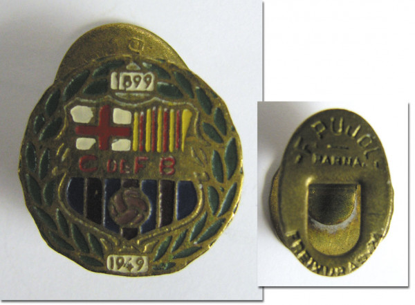 CF Barcelona Official badge Pin 1899 - 1949