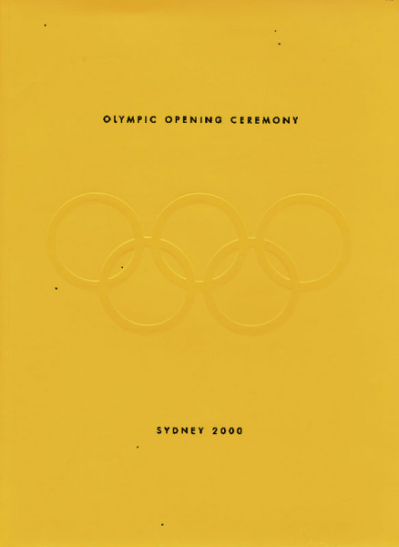 Olympic Opening ceremony. Sydney 2000. 15th septmeber. Offizielles Programm.