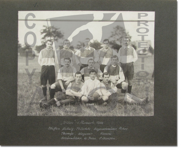 Großes S/W-Foto "Triton 1.Mannschaft 1905" Spandau, Spandauer SV - Triton 1905 Foto