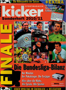 Sondernummer Finale 2010 : Kicker Sonderheft 10/11 BL Fin