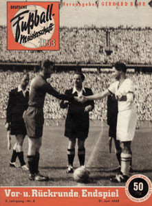German football report 1953 by Bahr