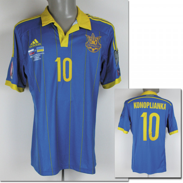 UEFA EURO 2016 match worn football shirt Ukraine