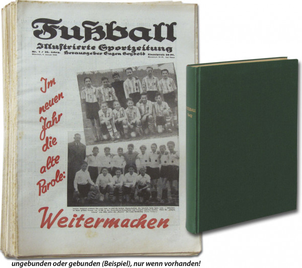 Fußball 1942 : Jg.-Nr.1-52 komplett